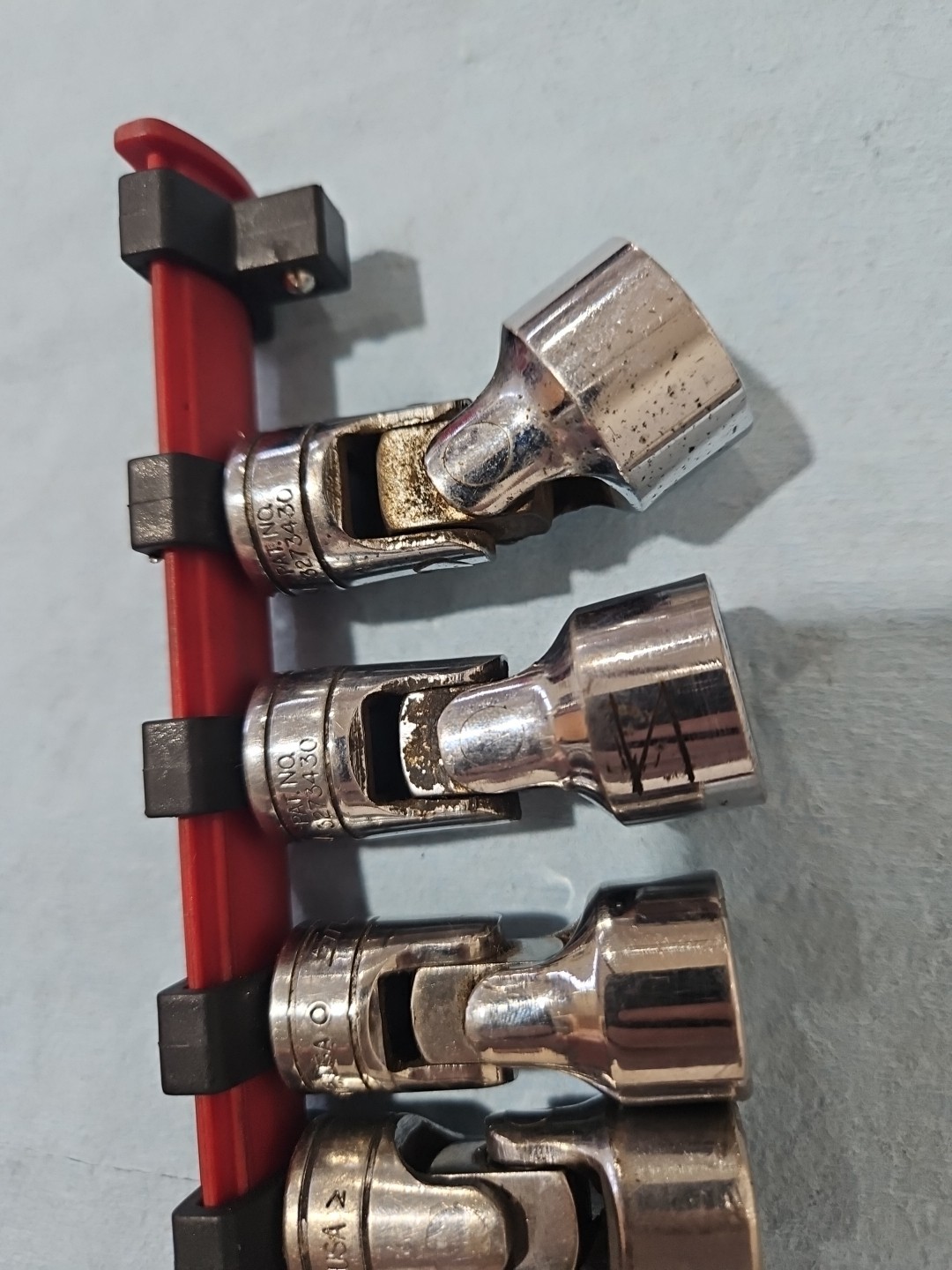 SNAP-ON 3/8″ Drive Universal/Swivel Sockets FS14A 7/16” -FS24 3/4”