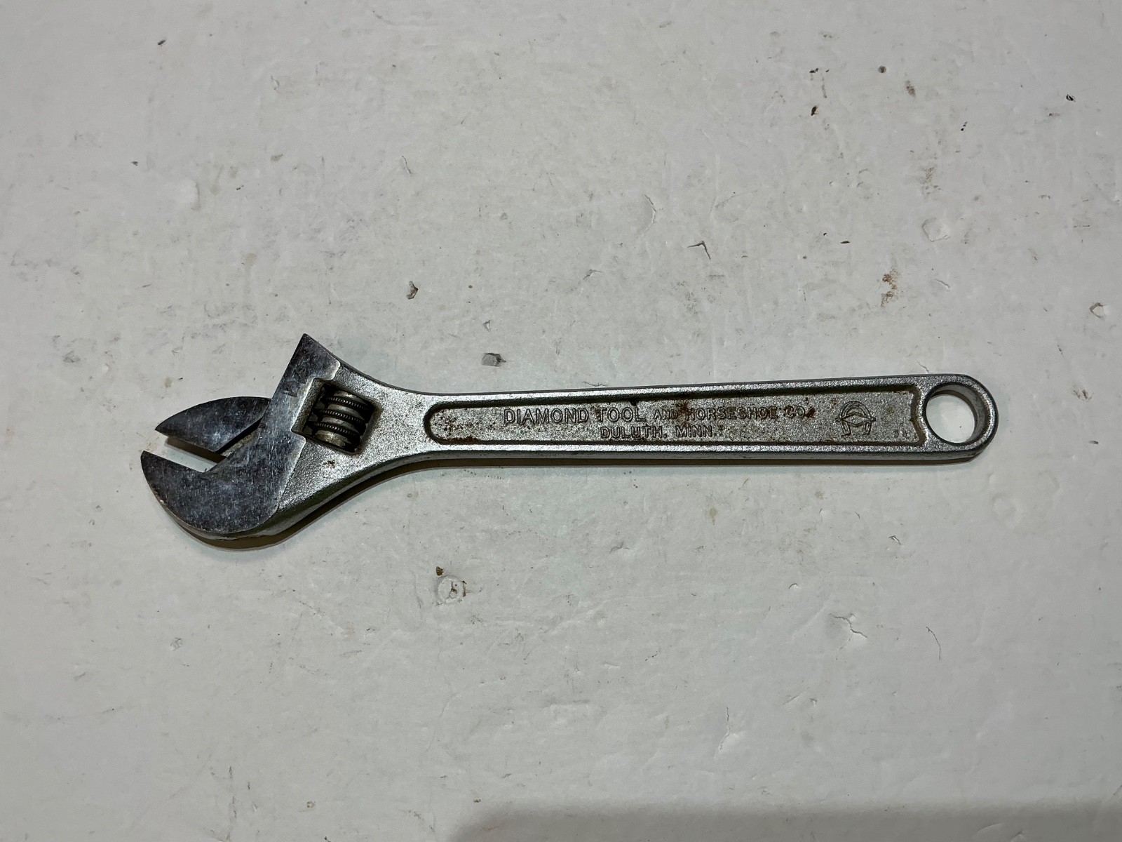 Diamond Tools USA 10″ Inch 250mm Adjustable Wrench Vintage Chrome Finish