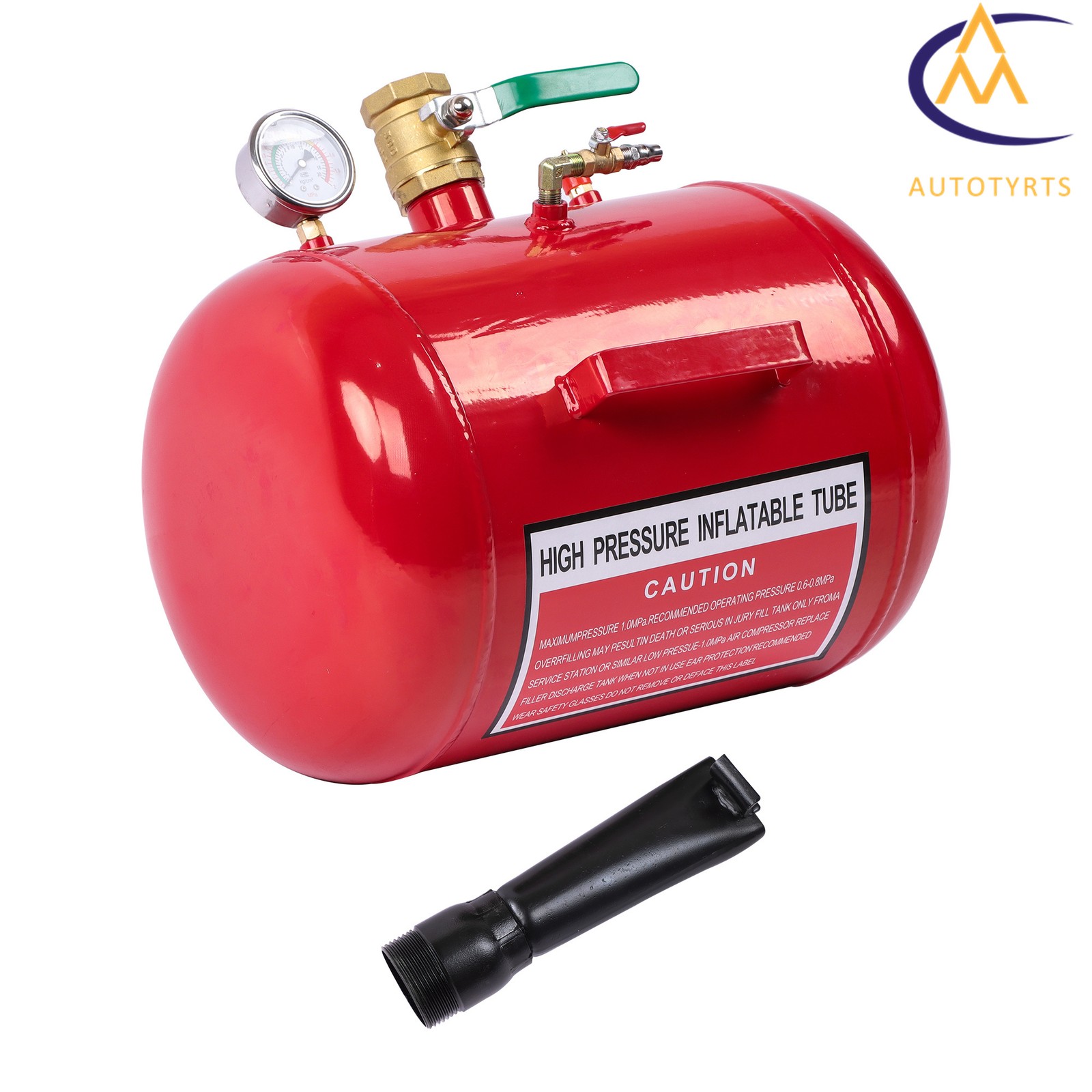 7.5 Gallon Air Tire Bead Seater Blaster Tool Seating Inflator For Truck ATV