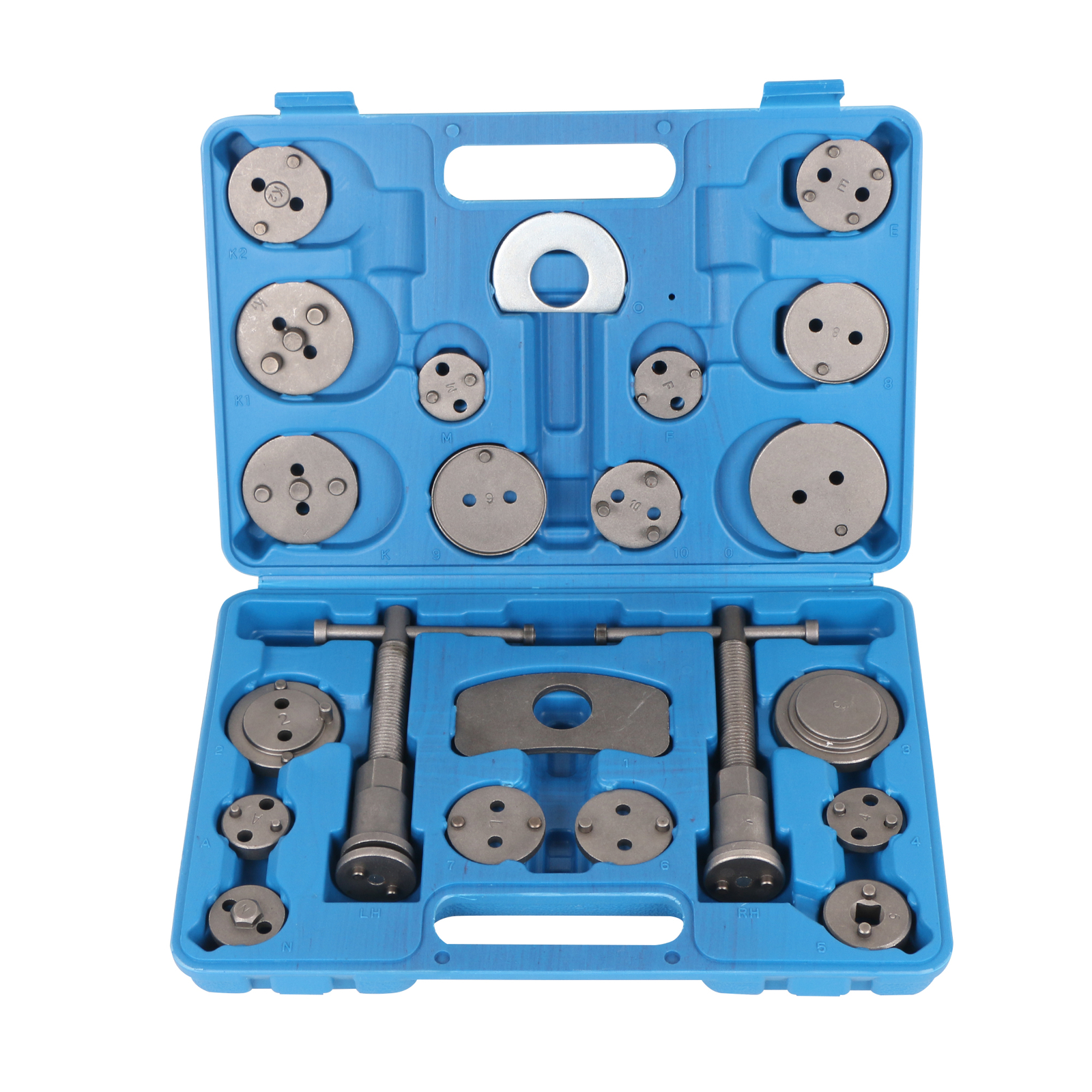 27Pcs Universal Disc Brake Caliper Tool Piston Pad Wind Back Hand Kit W/ Hooks