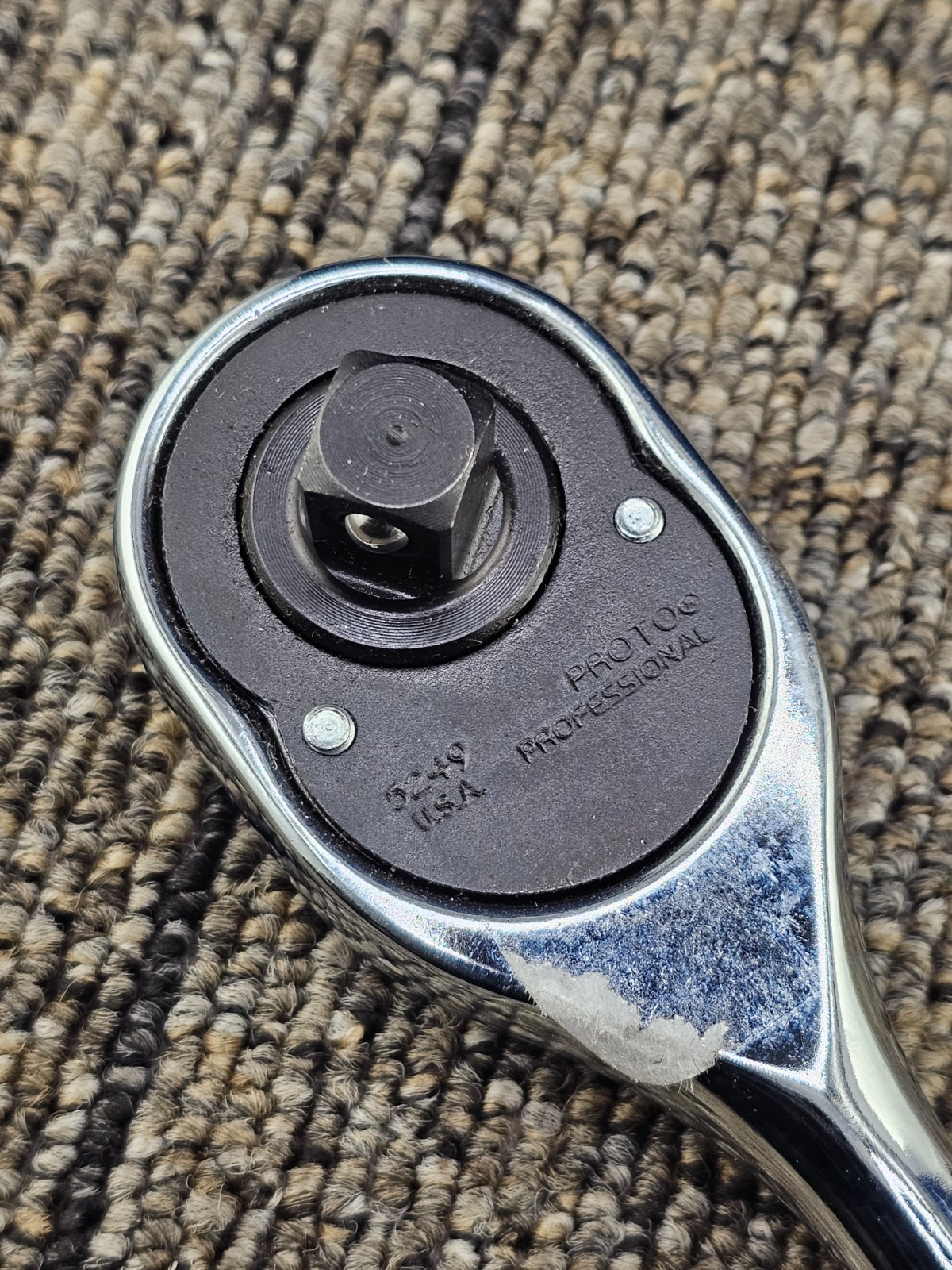 Proto 5249BL: 3/8″ Drive Classic Pear Head Ratchet, Classic 15-Degree Arc Swing