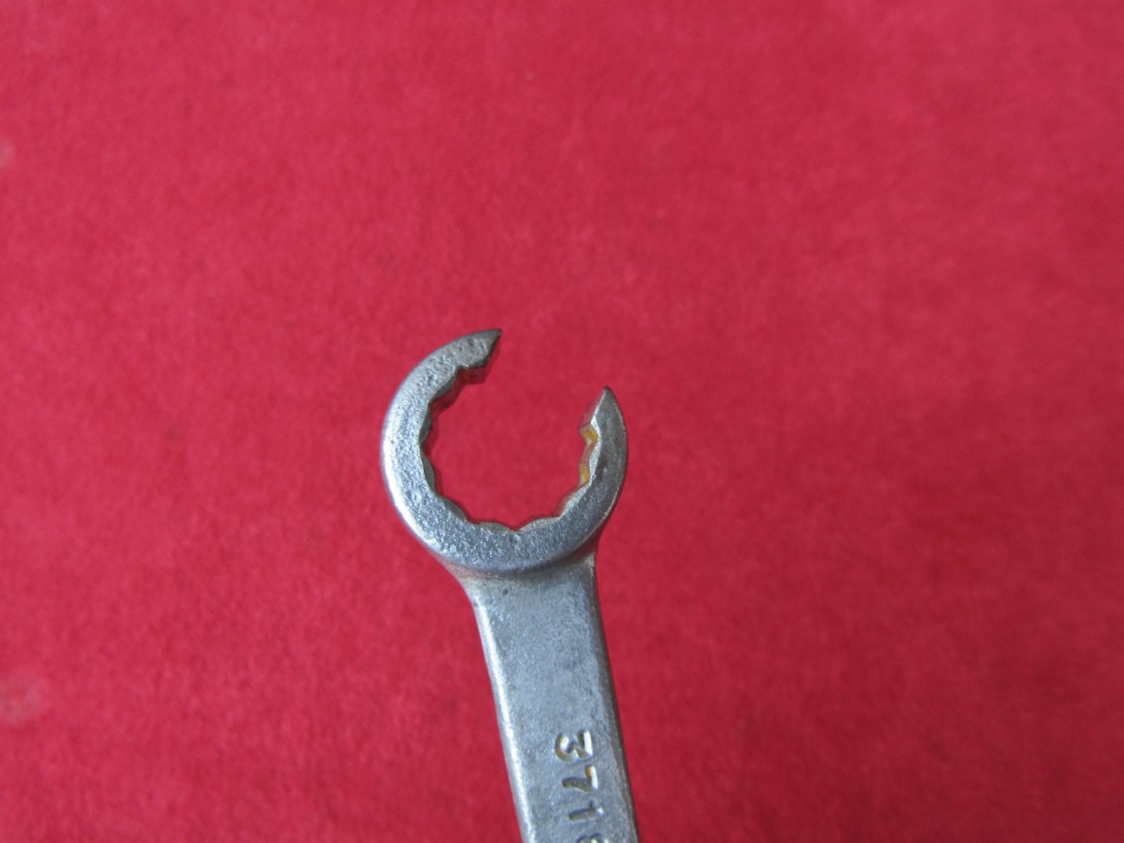 NICE Vtg Pre-1948 PLOMB Tools 3718 -9/16″ Flare Nut Wrench W/Pebbled Handle. USA