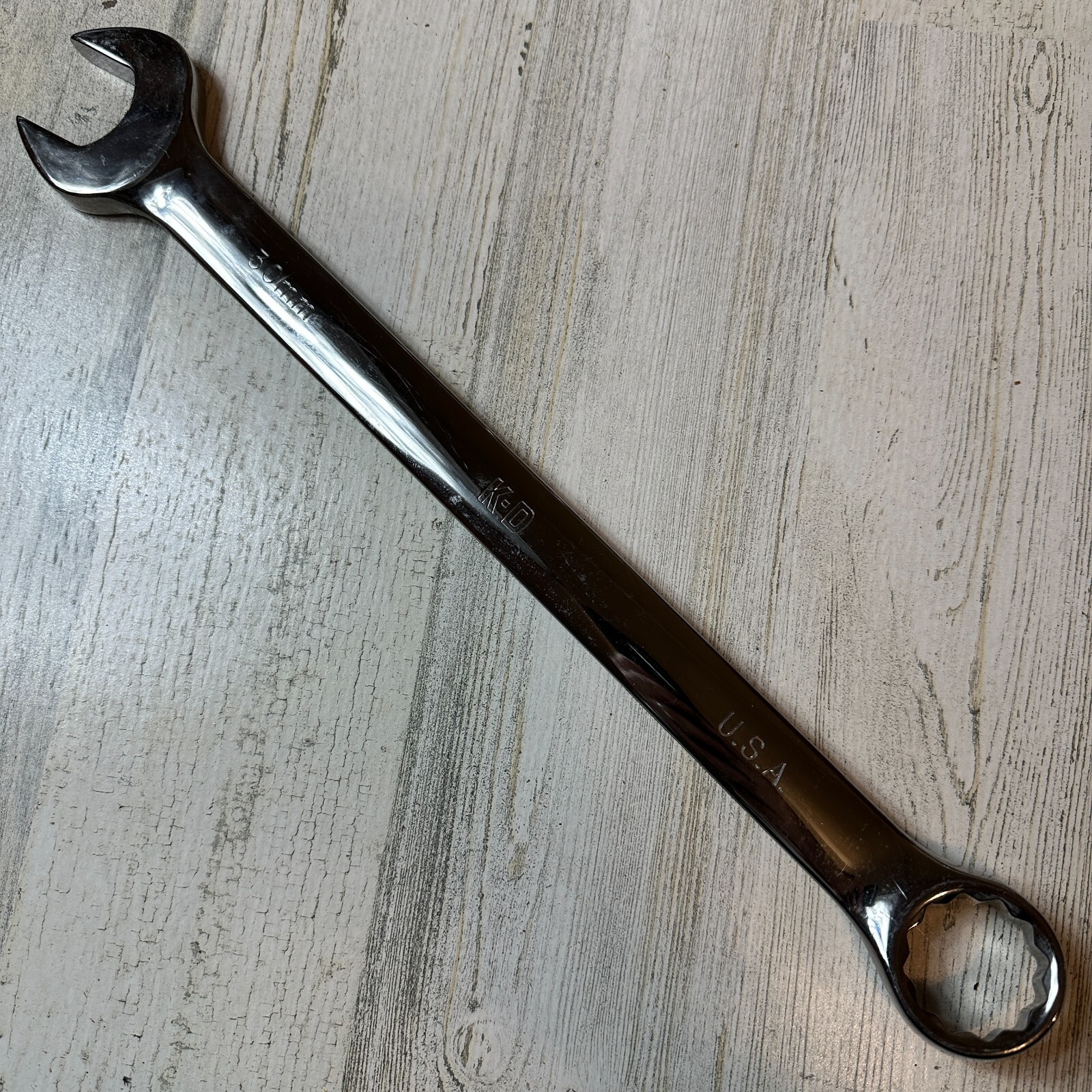 KD Tools USA 30mm Metric Combination Wrench 12 Point Full Polish p/n 63530