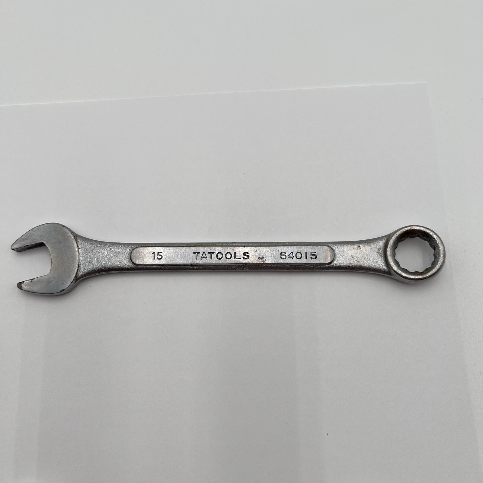 TATools Combination Wrench Set 6 Pc 10, 11, 12, 13, 14, 15 MM Drop Forged Taiwan