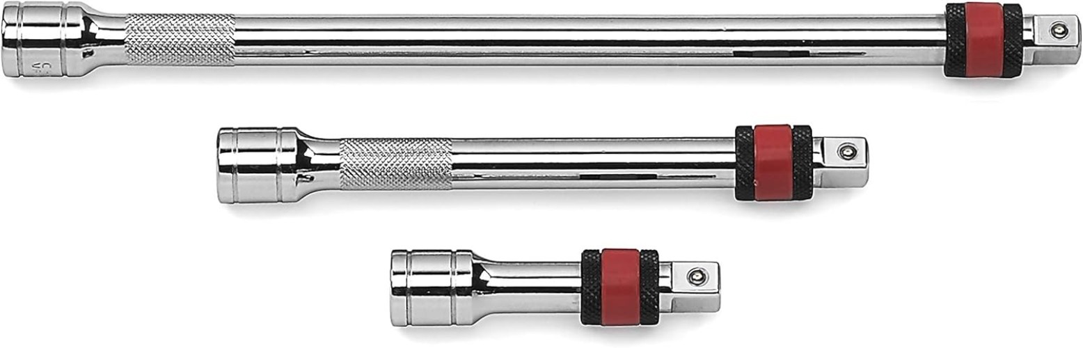 3 Pc. 1/4″ Drive Locking Extension Set Includes 2″, 3″ & 6″ – 81003