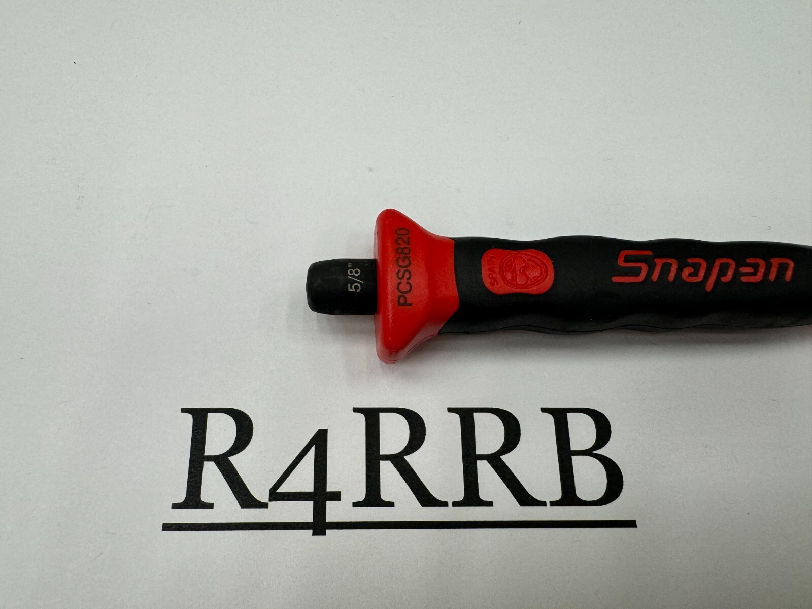 Snap-on Tools SPAIN NEW RED Soft Grip 5/8″ Flat Edge Chisel PCSG820R