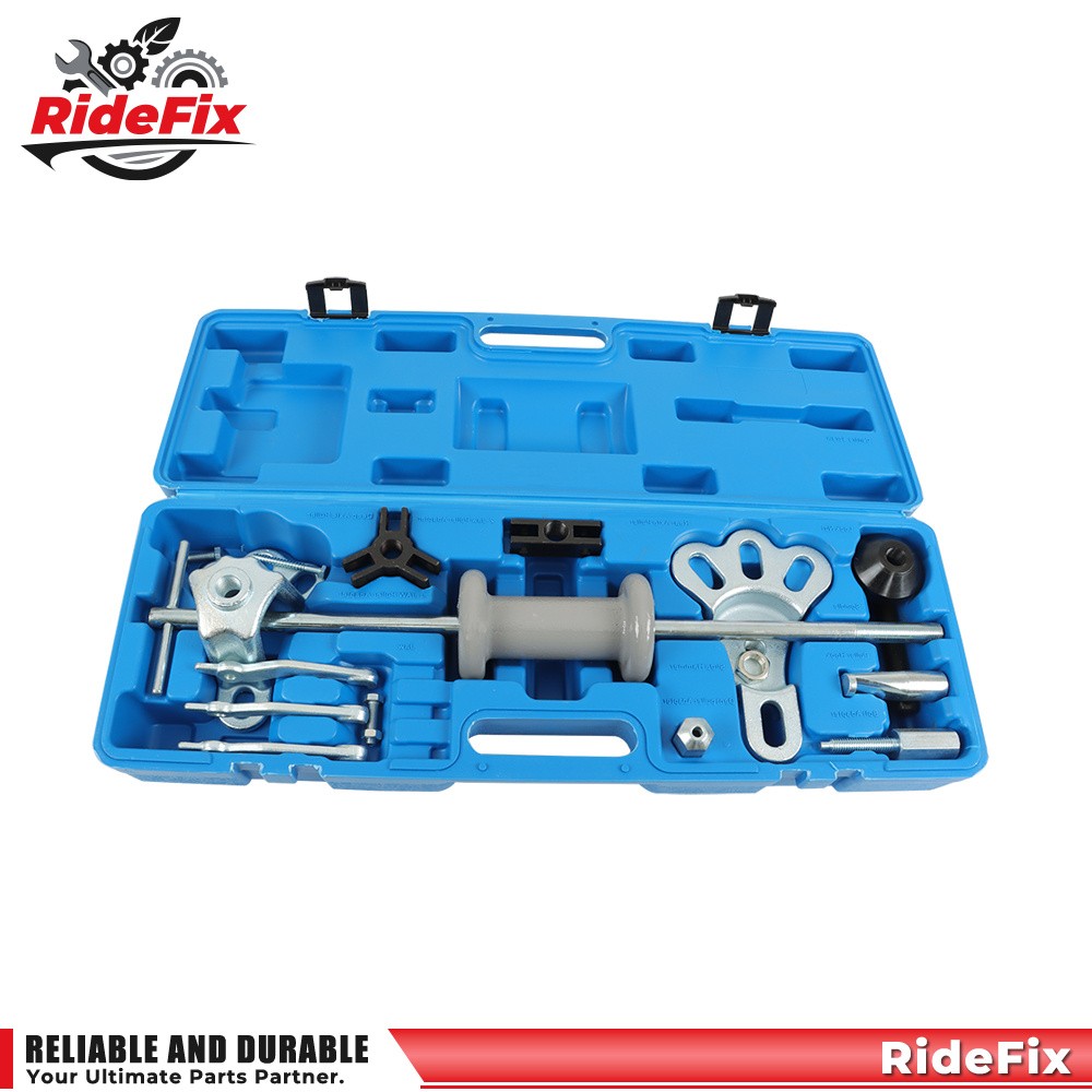 Slide Hammer Dent Puller Tool Kit Wrench Adapter Axle Bearing Hub Auto Set 17PCS
