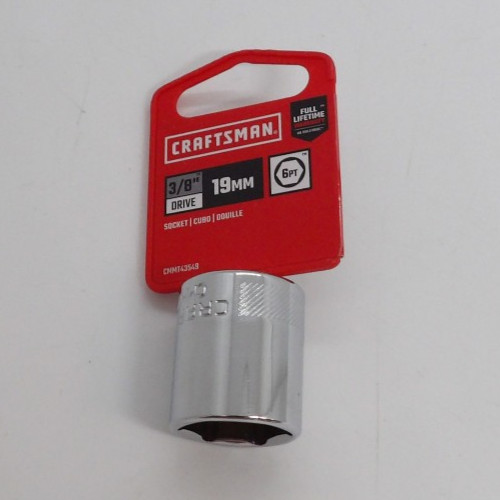 Craftsman Socket Set of 4 (18) 3mm, 8mm, 9mm & 19mm 3/8″ Drive New