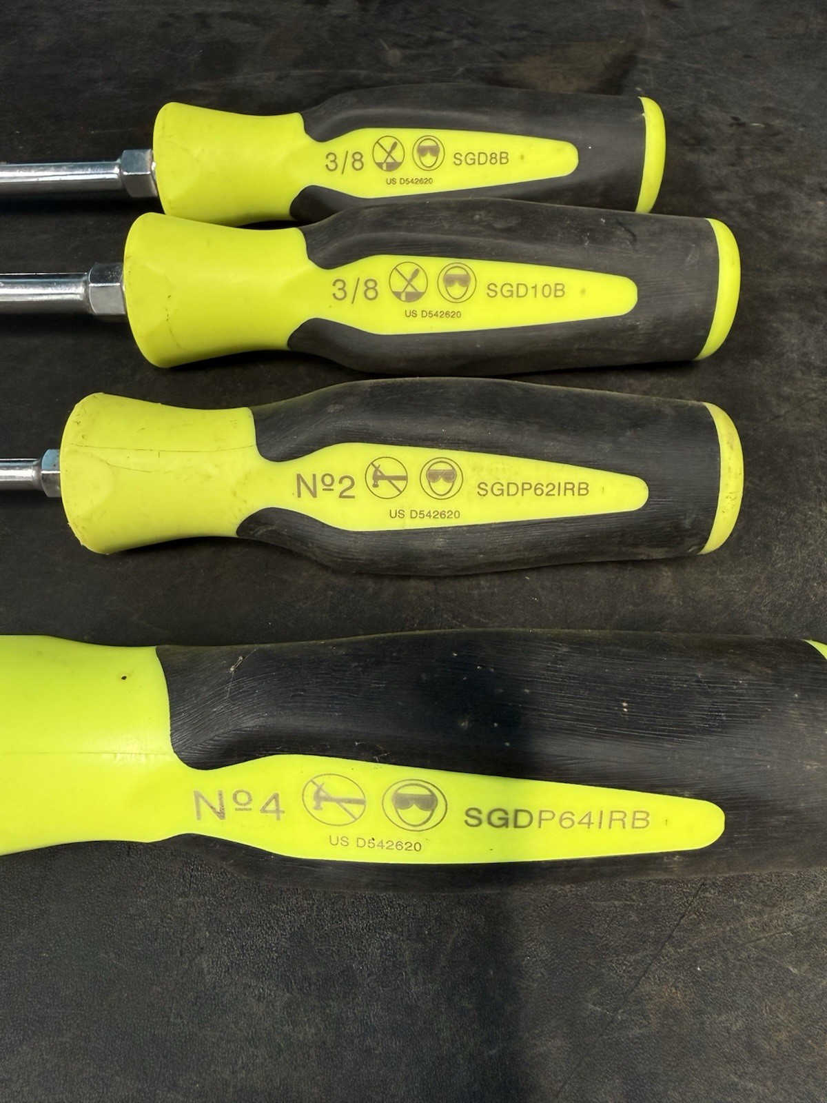 Snap-On Screwdrivers (4) Piece Set
