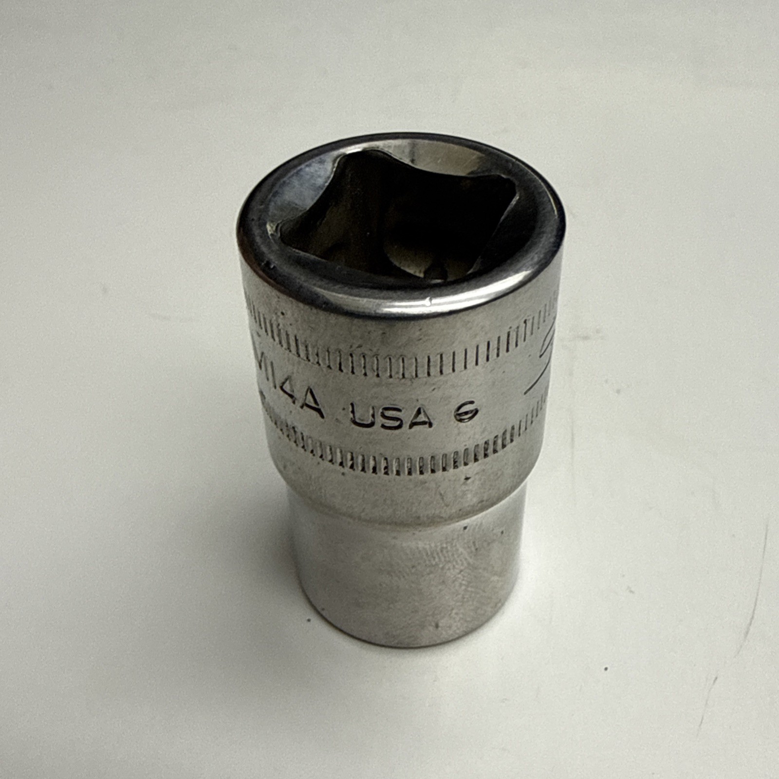 Snap-on 1/2″ Drive 14mm 6 Point Shallow Socket USA Metric TWM14A