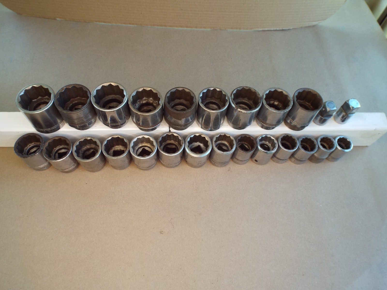 VTG 25 Pc 3/4″ Dr USA Socket Williams Proto Bonney Etc.. 7/8 – 1-5/8 Work (Read