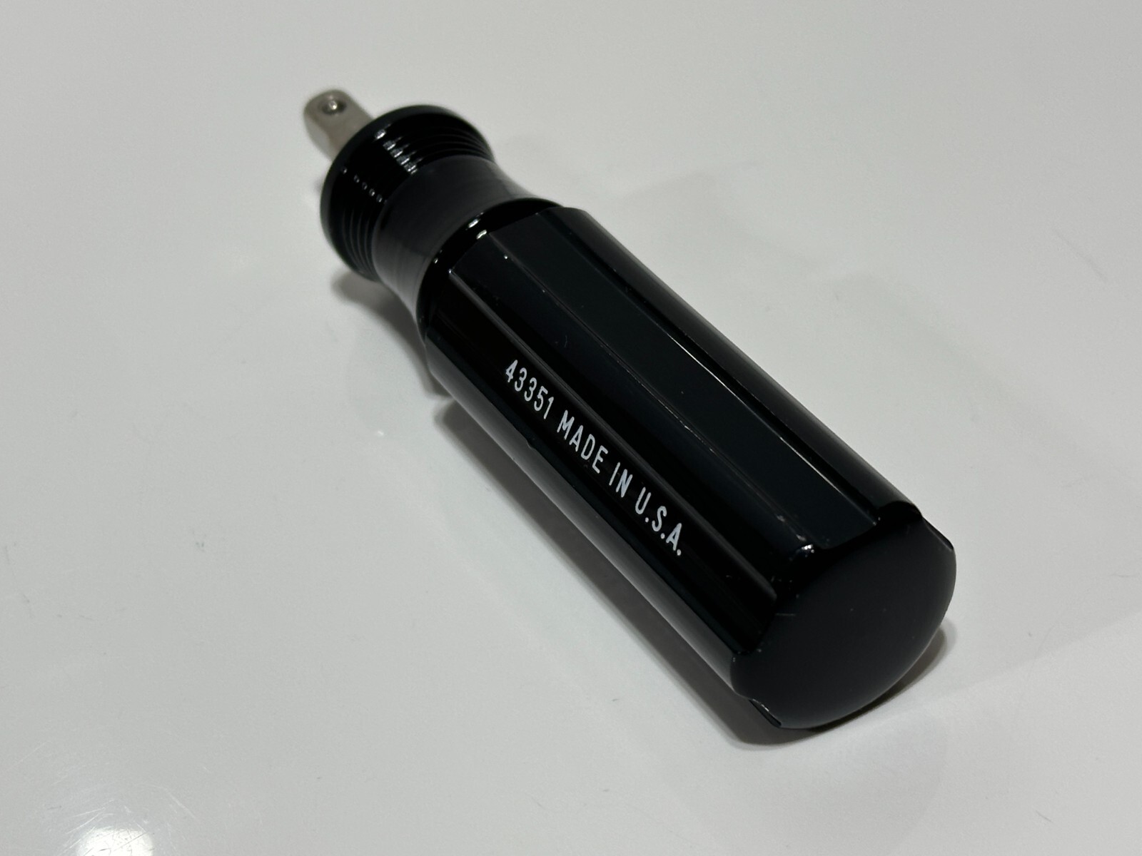 NEW Craftsman Tools USA -H- 43351 1/4″ Drive Black Stubby Spinner Handle, NOS
