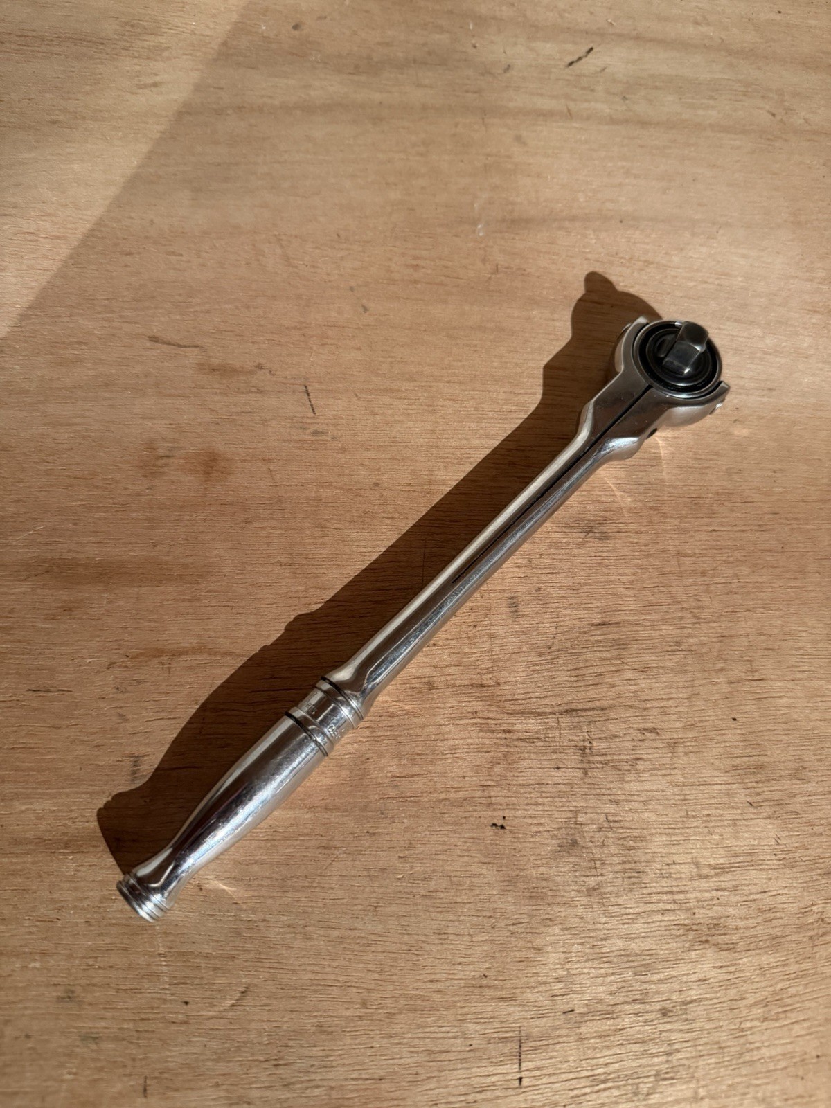 Snap-on F748 3/8″ Drive Round Flex Head Swivel Head Ratchet 10” Long