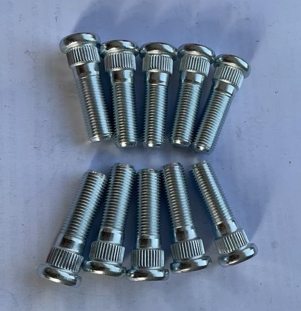 10 PCS M12-1.25 Wheel Stud Bolts 42mm Replacement for Nissan Infiniti Suzuki Car