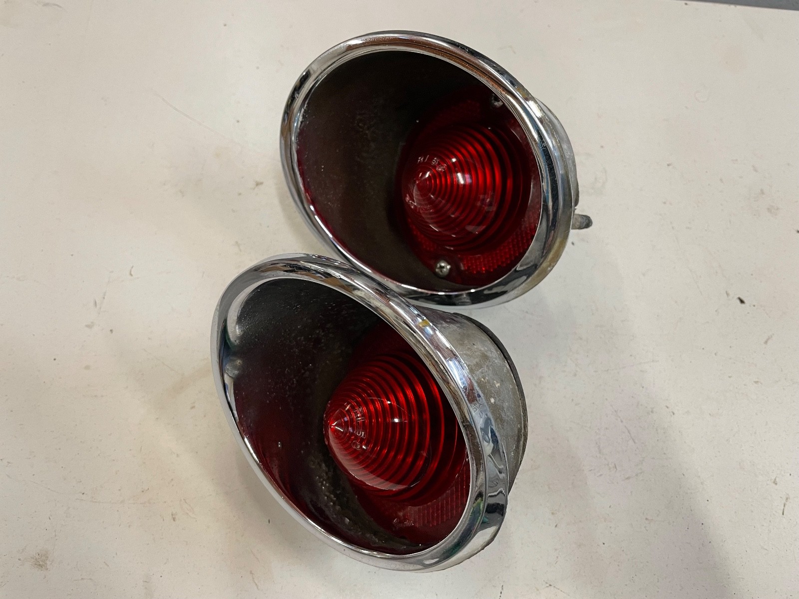 63-67 C2 Corvette Tail Lamp x 2 – LH & RH Outer Stop & Tail
