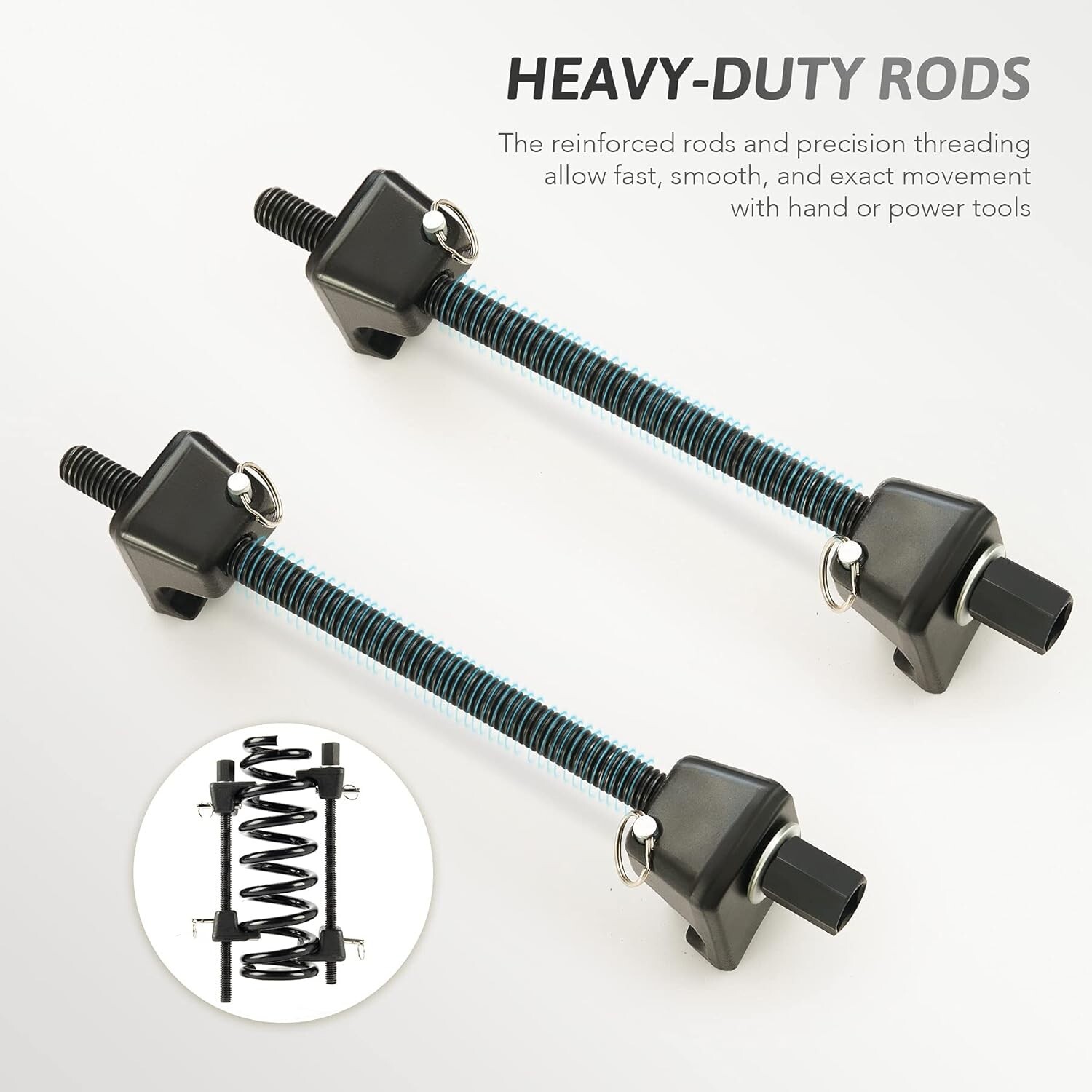 Forged Hook MacPherson Strut Coil Spring Compressor Tool – 1-Year Warranty