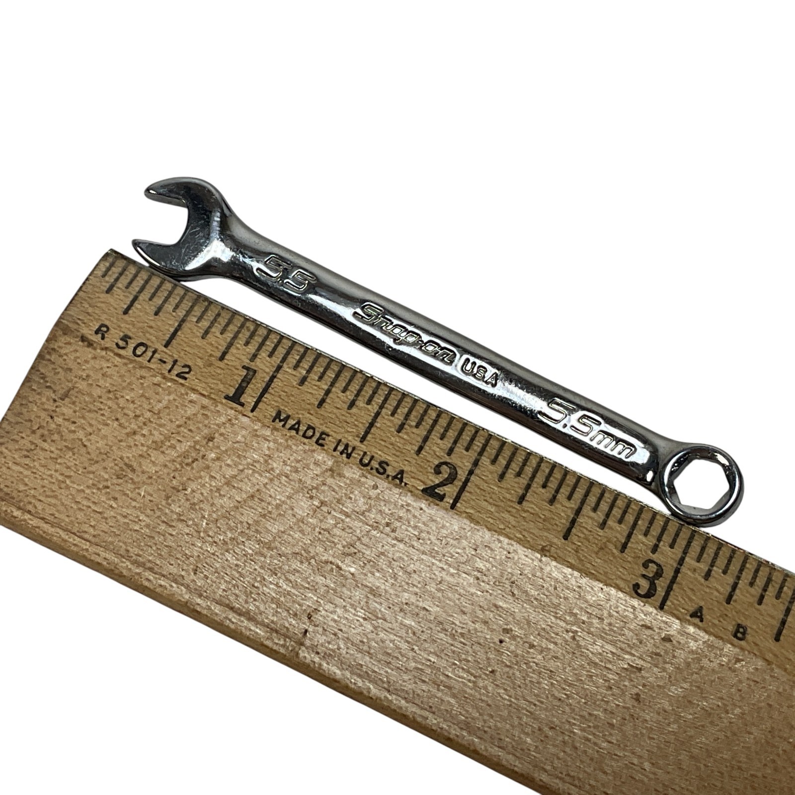 Snap-on OXIM5.5S 5.5mm 6 Point Midget Ignition Combination Wrench USA