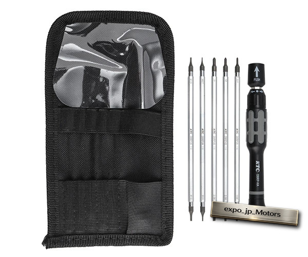 KTC TDBRP6 Precision Ratchet Driver Set 5 Bits 10 Types Kyoto Tool