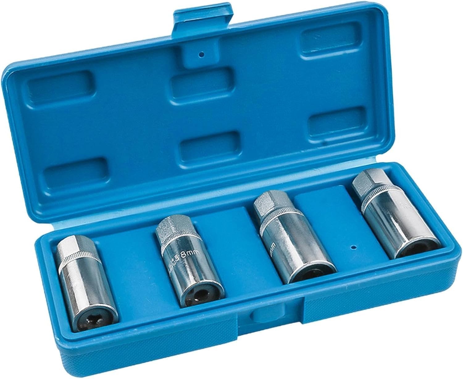 4pcs Socket Stud Screw Extractor Remover Installer 6, 8,10,12mm w/Roller Bearing