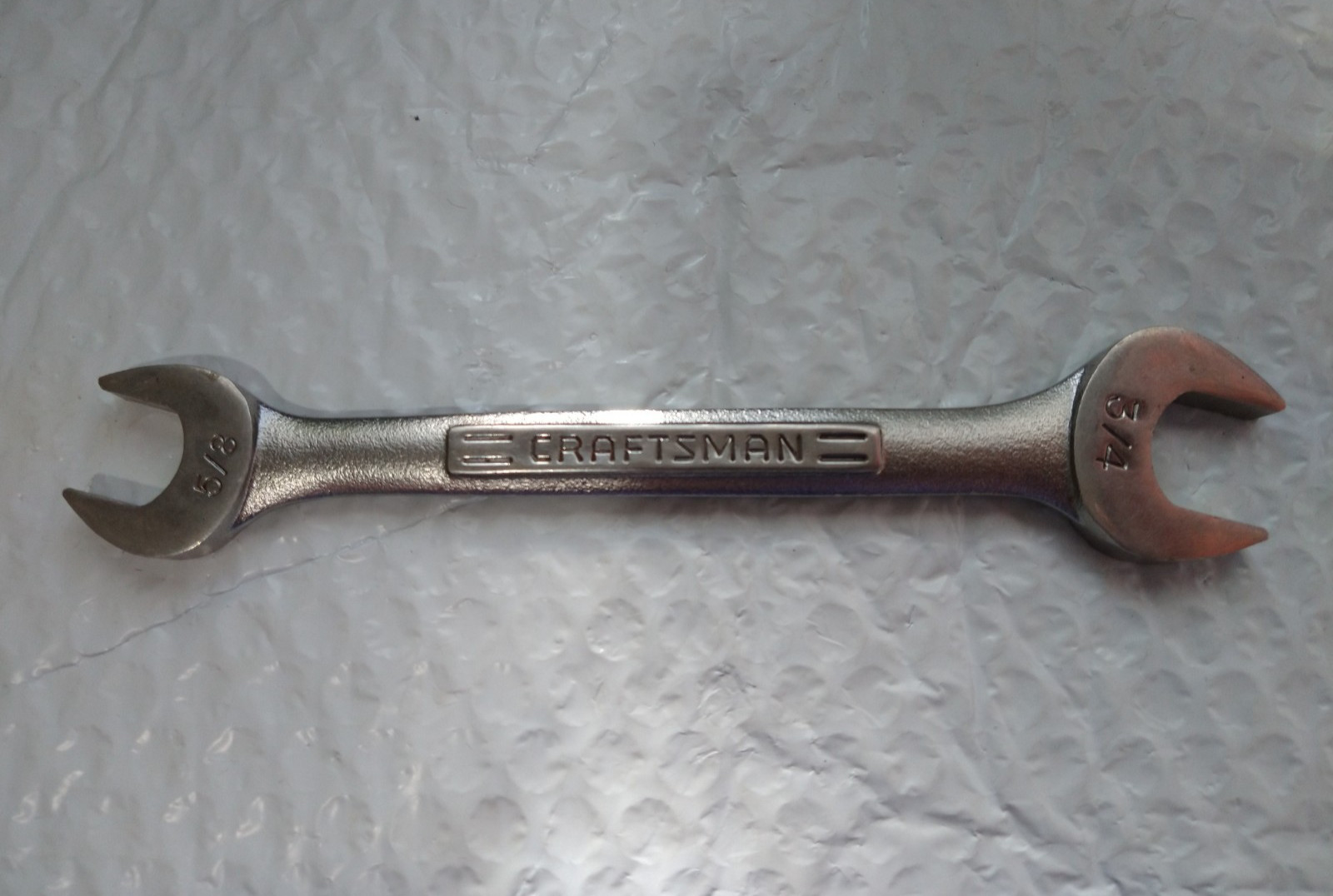 CRAFTSMAN TOOLS USA VV44582, 5/8″ x 3/4″ DBL. OPEN-END WRENCH, 7.75″ LONG.