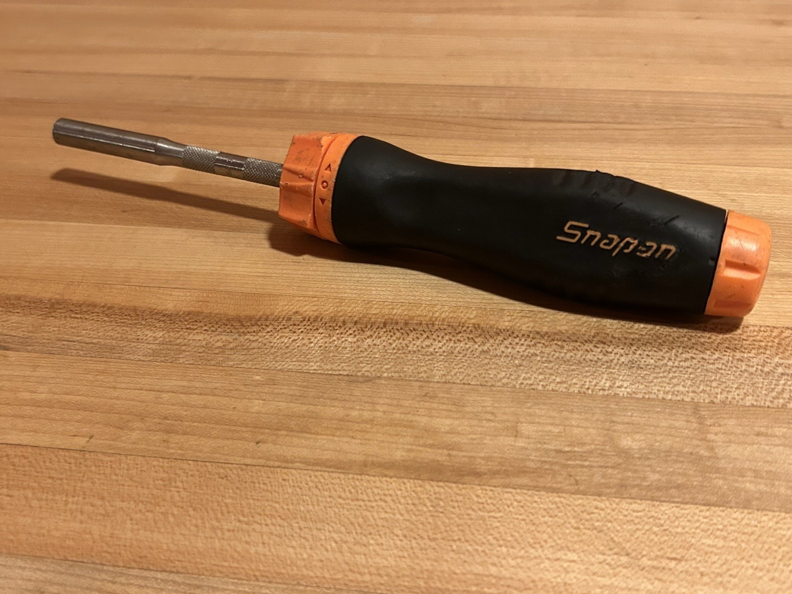 Snap-on Tools | SGDMRC44BO Orange Soft Grip Ratcheting Magnetic Screwdriver