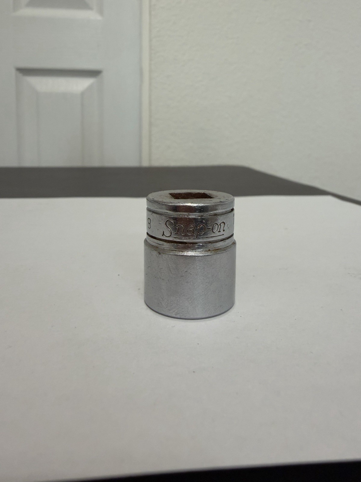 Snap-On 3/8″ Drive 12 Point SAE 11/16″ Flank Drive Shallow Socket F221 USA