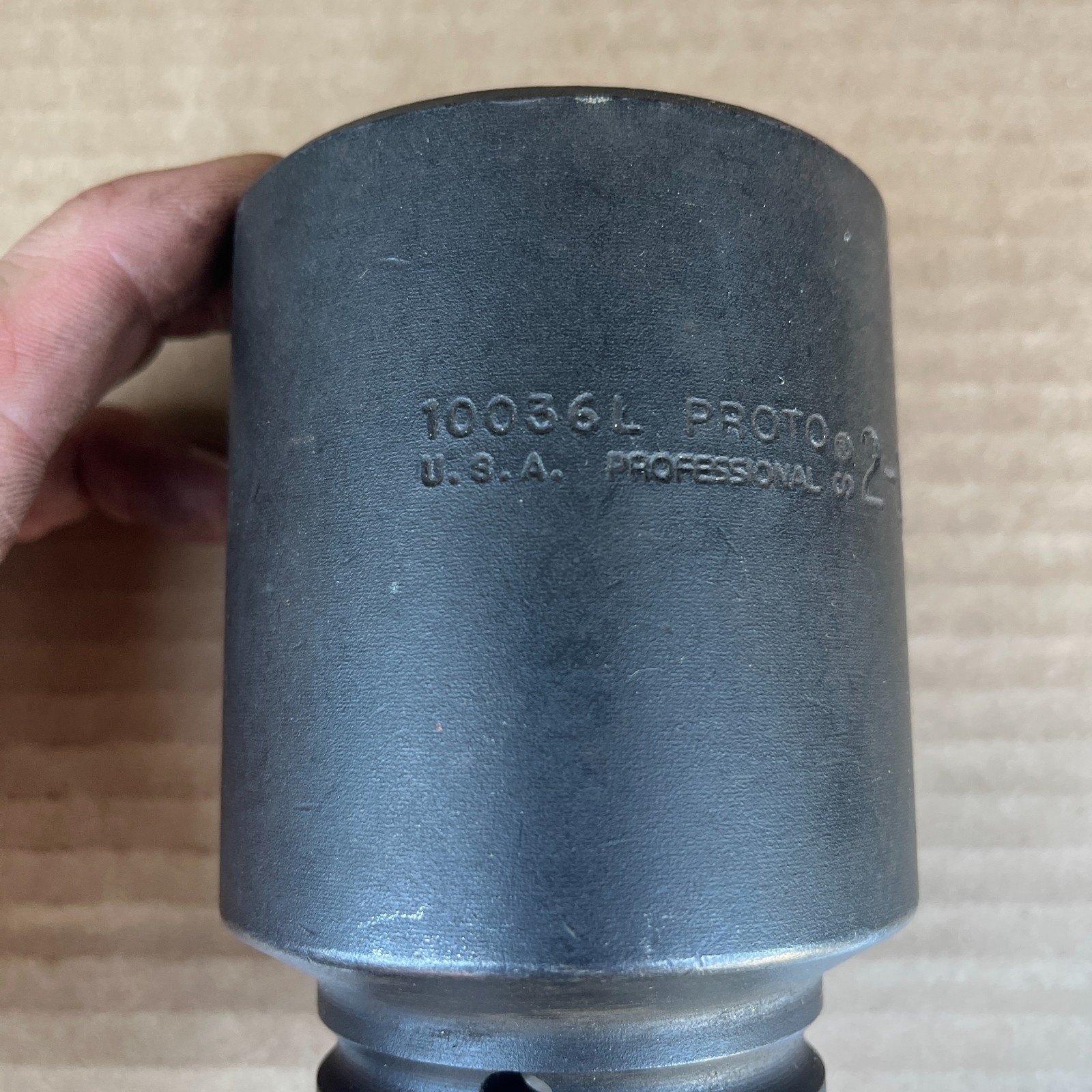 Proto Professional 2-1/4″ Deep Impact Socket 1″ Drive, 6 point , 10036L