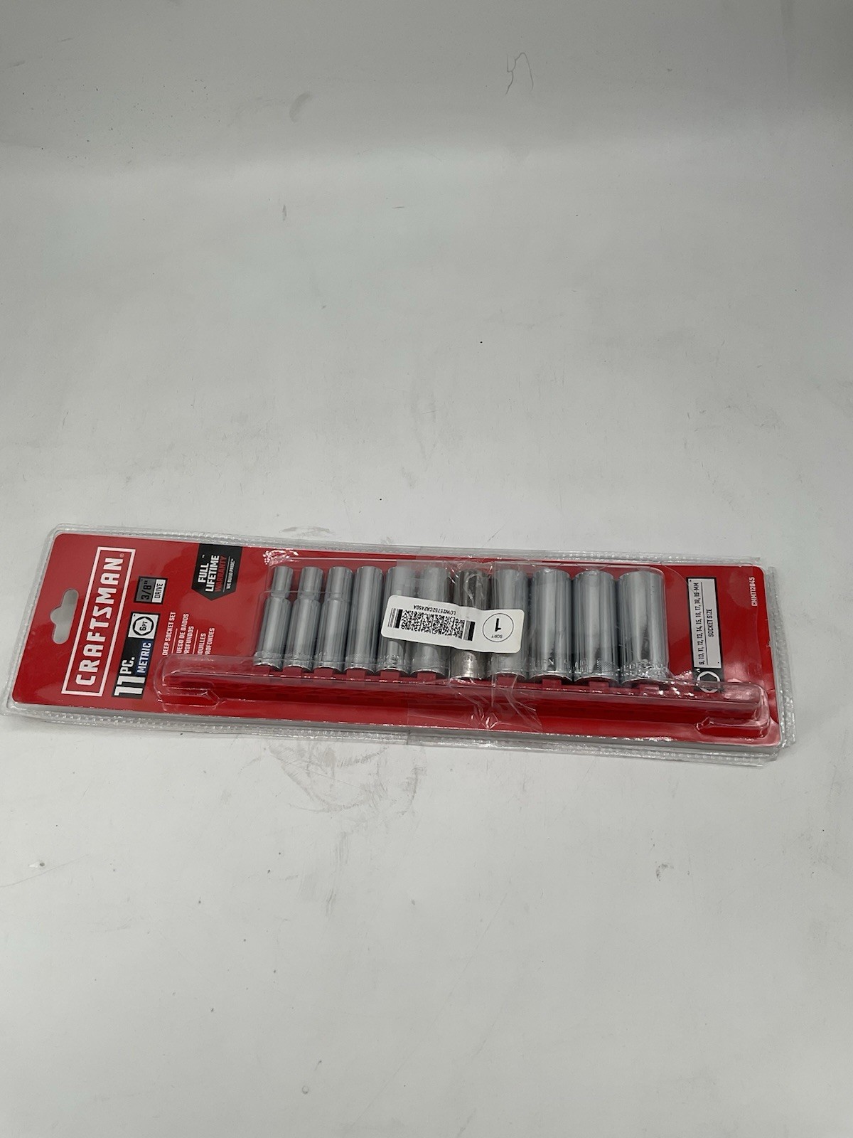 Craftsman Deep Socket Set 1/4 Inch Drive 6-Point 11-Piece (A97)