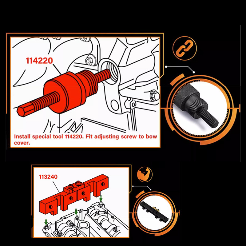 Camshaft Alignment Timing Tool w/Double Vanos Kit for BMW M52,M52TU,M54,M56