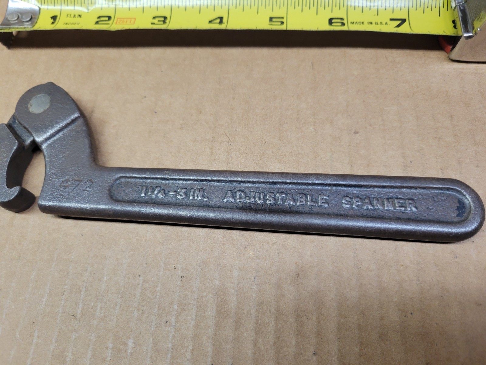 Williams Tools USA 1-1/4″ – 3″ Adjustable Spanner Hook Wrench No 472