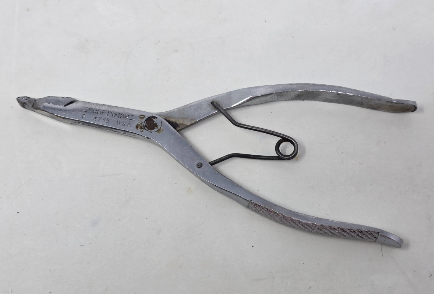 Vintage Craftsman 9″ Retaining Snap Ring Circlip Pliers 4735 Made in USA