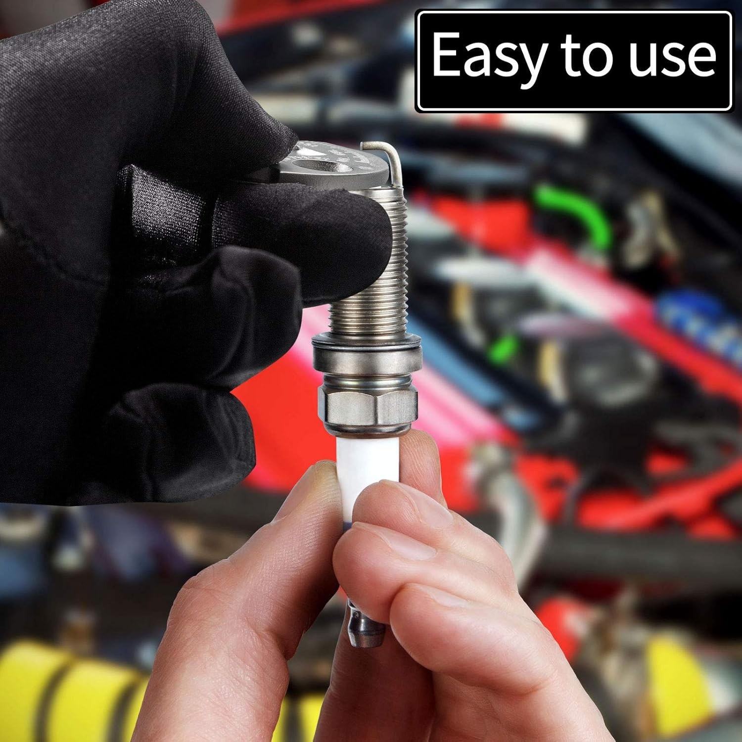 Zinc Alloy Spark Plug Gap Tool: Precise Measurements from 0.020 to 0.100 Inch