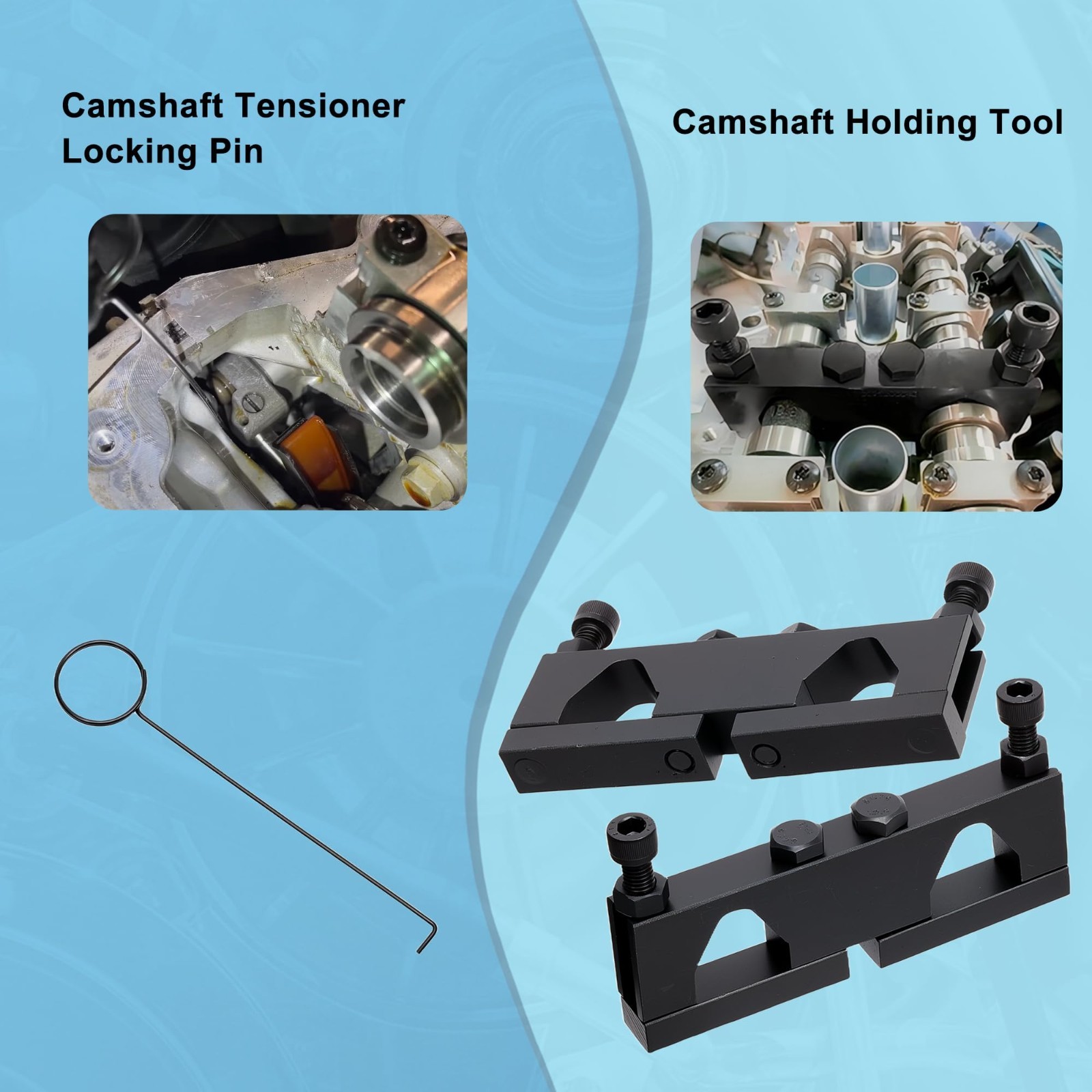 Camshaft Phaser Timing Tool Kit for Chrysler 3.6L Pentastar & VW Jeep Dodge
