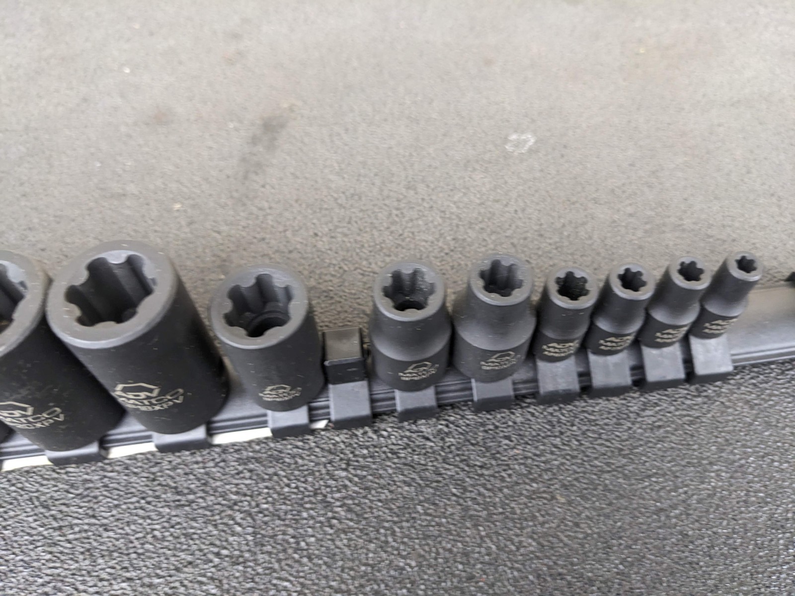 #bp125 Matco Tools NEW SABCP13XPV Inverted Star (Torx) Plus Impact Socket Set