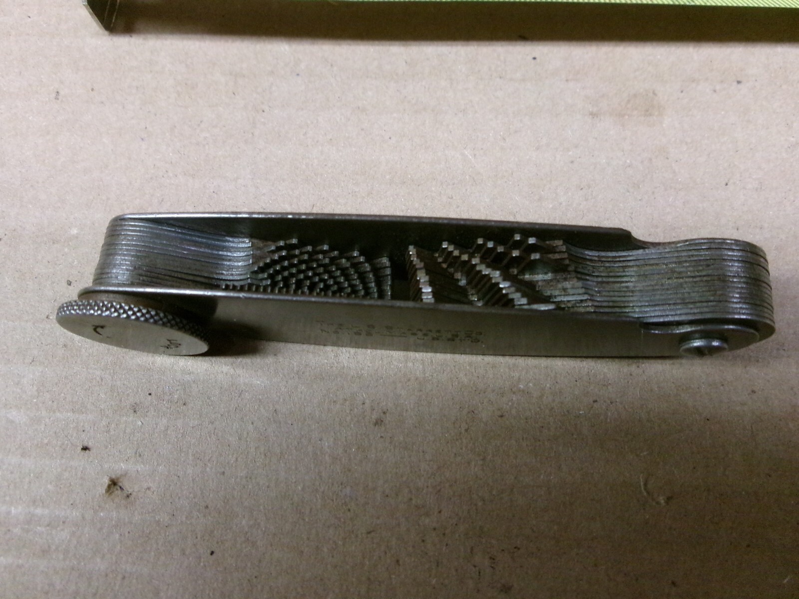 Starrett USA Screw Pitch Gauge No 155