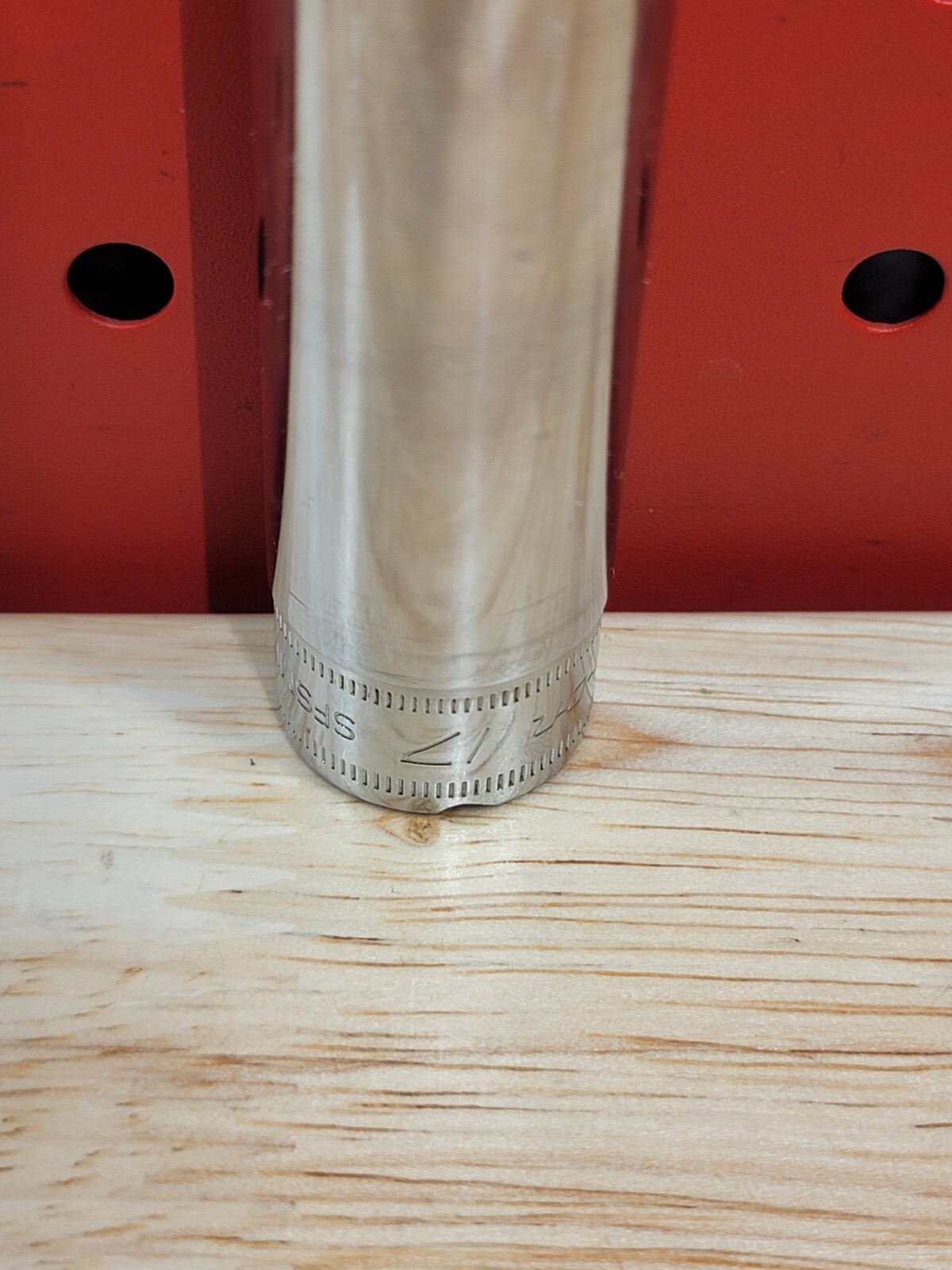 Snap-on Tools SFSM17 3/8″ Drive 17mm Metric 6-Point Deep Chrome Socket