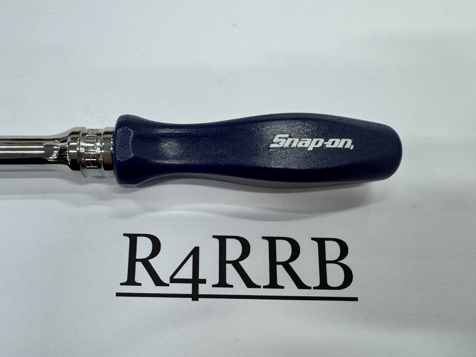 Snap-on Tools USA 3/8″ Drive CLASSIC DARK BLUE Hard Handle Ratchet FHLD80DB NOS