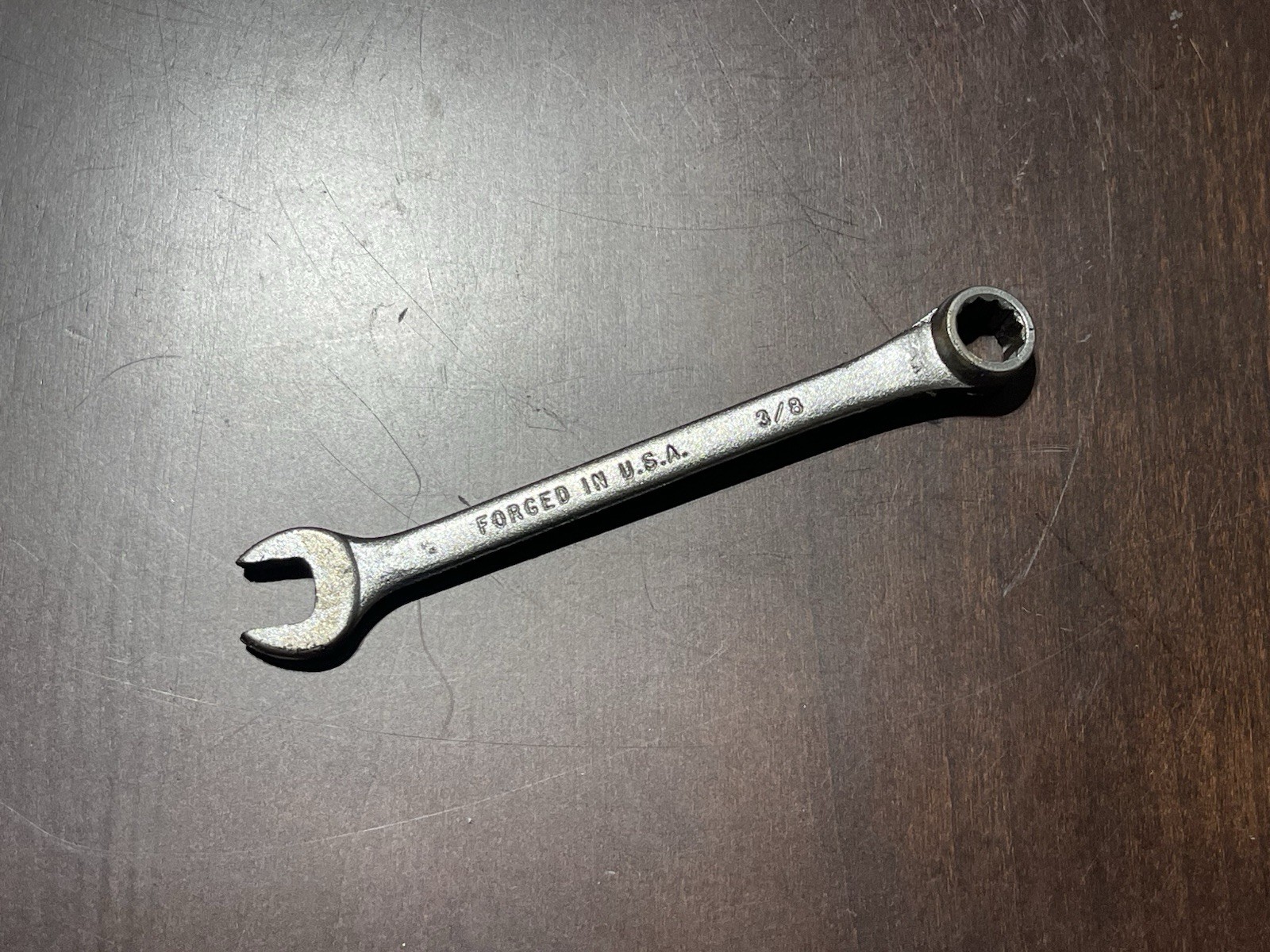 Vintage USA Forged Steel 3/8” Wrench Forged In USA USA