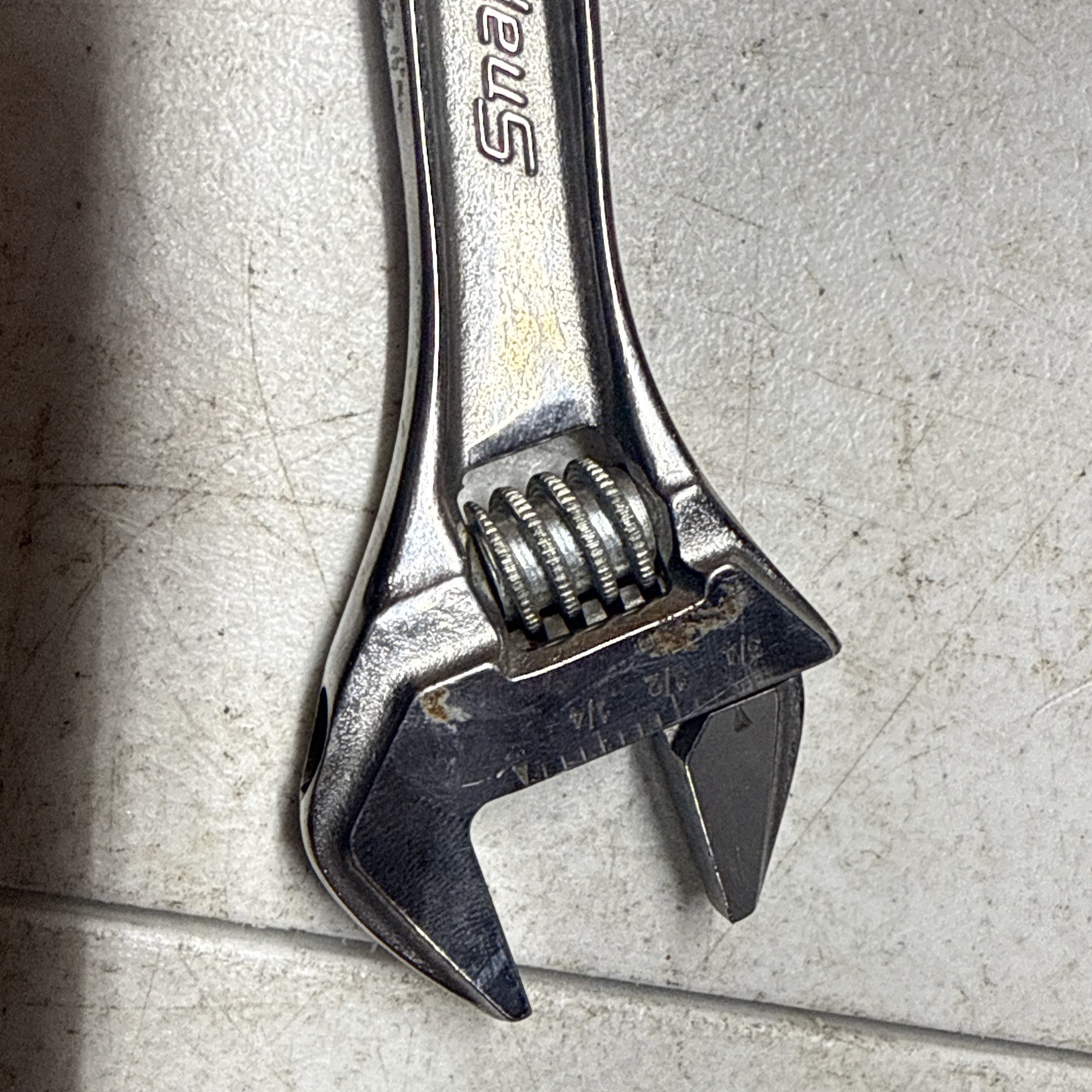 RARE Snap-on Tools AD6 – 6″ / 150mm Adjustable Wrench MADE IN SWEDEN NOT USA