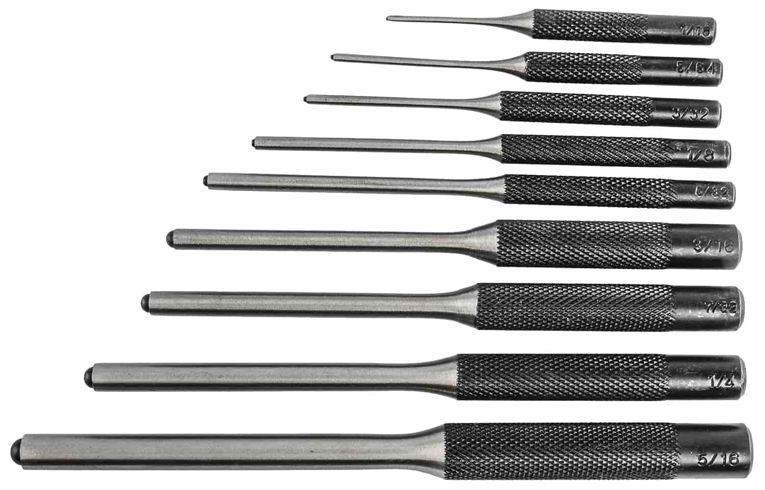 W7559 Roll Pin Punch Set 9 Piece Set