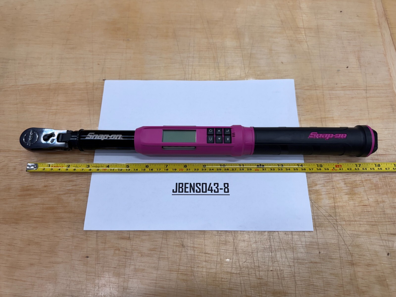 Snap-on Tools NEW PINK 3/8″ Drive 5-125ft lb Digital Torque Wrench ATECH2F125VEP