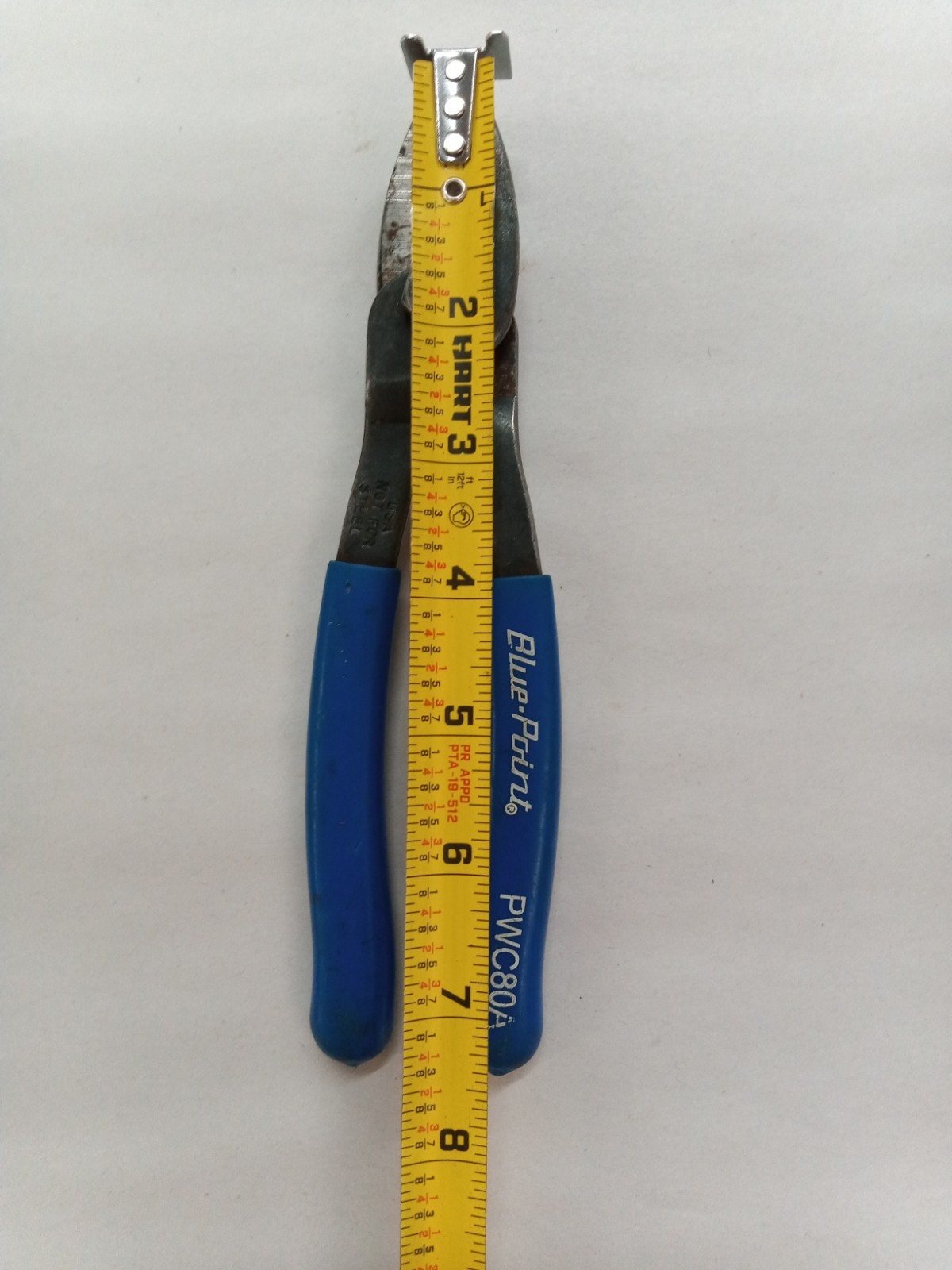 Vintage Blue-Point PWC80A Cable Cutters W/Blue Vinyl Covered Handles