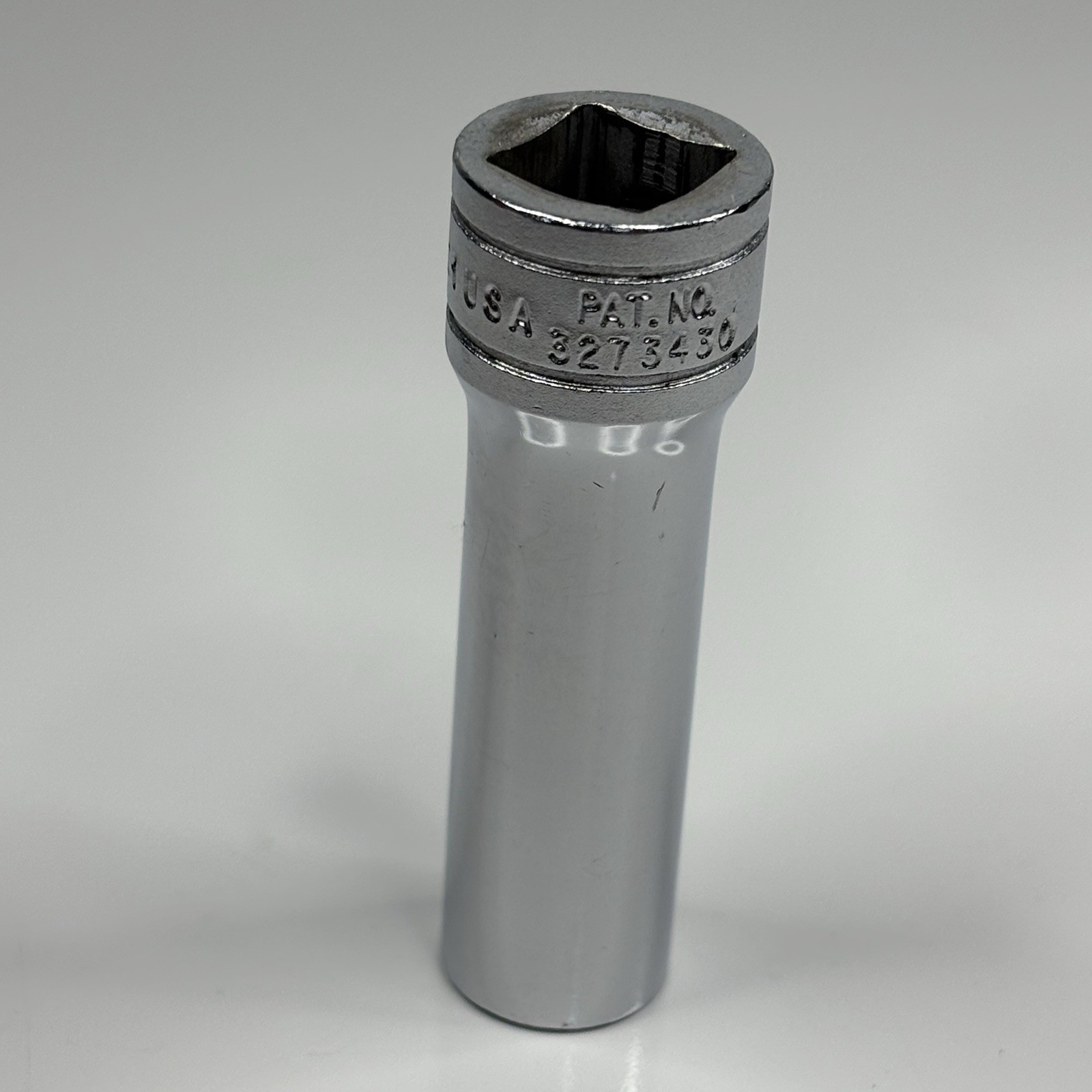 Snap On Tools SFS121 3/8 Dr 6Pt SAE 3/8 Flank Dr Deep Socket USA VTG VGC