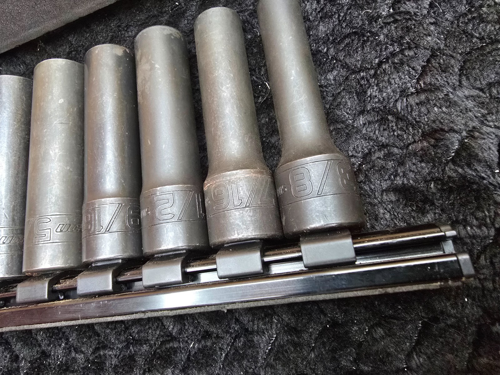 20 Piece 1/2 Drive Snap On Extra Deep Impact Master Socket Set 3/8 Though 1-9/16