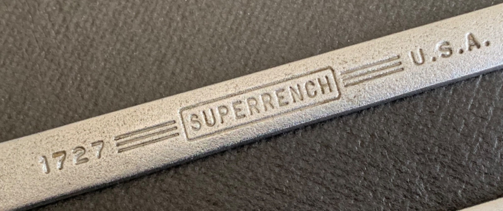 Williams Superrench 1727 Double Open End Wrench 5/8 x 9/16 Made in USA