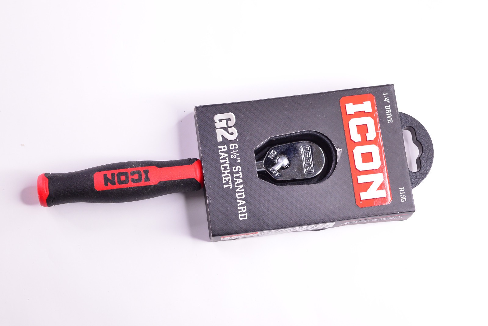 ICON (70443) – 1/4″ Drive G2 6 1/2″ Standard Ratchet (R1SG) COMFORT GRIP