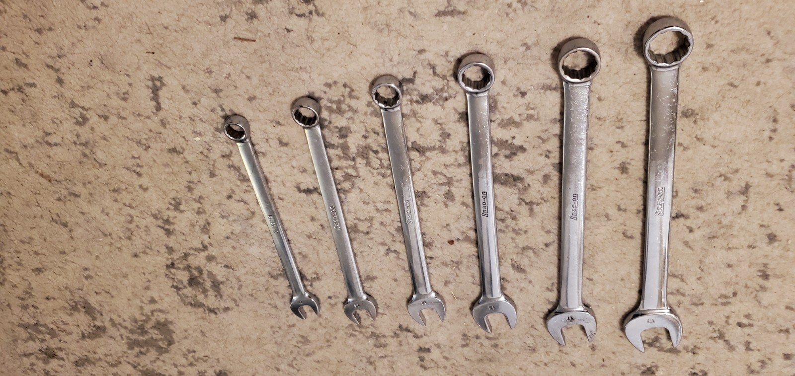 Snap On Oexm 6 Pieces Metric Wrenches 19-17-15-14-13-11