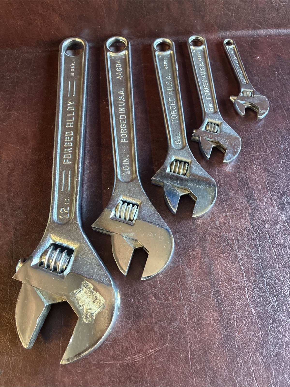 Craftsman 5-Piece Adjustable Wrench Set 4″+ 6″ + 8″ + 10″ + 12″