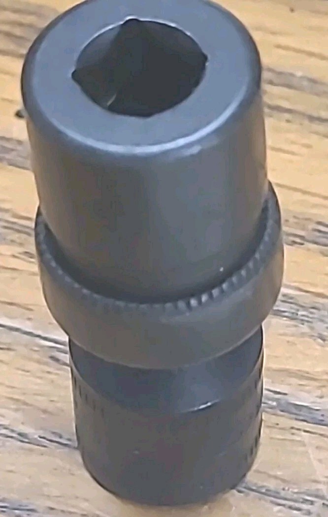 Snap-On IPTMM9 9mm Universal Swivel Impact Socket, 1/4” Drive, 6 Point USA MADE.