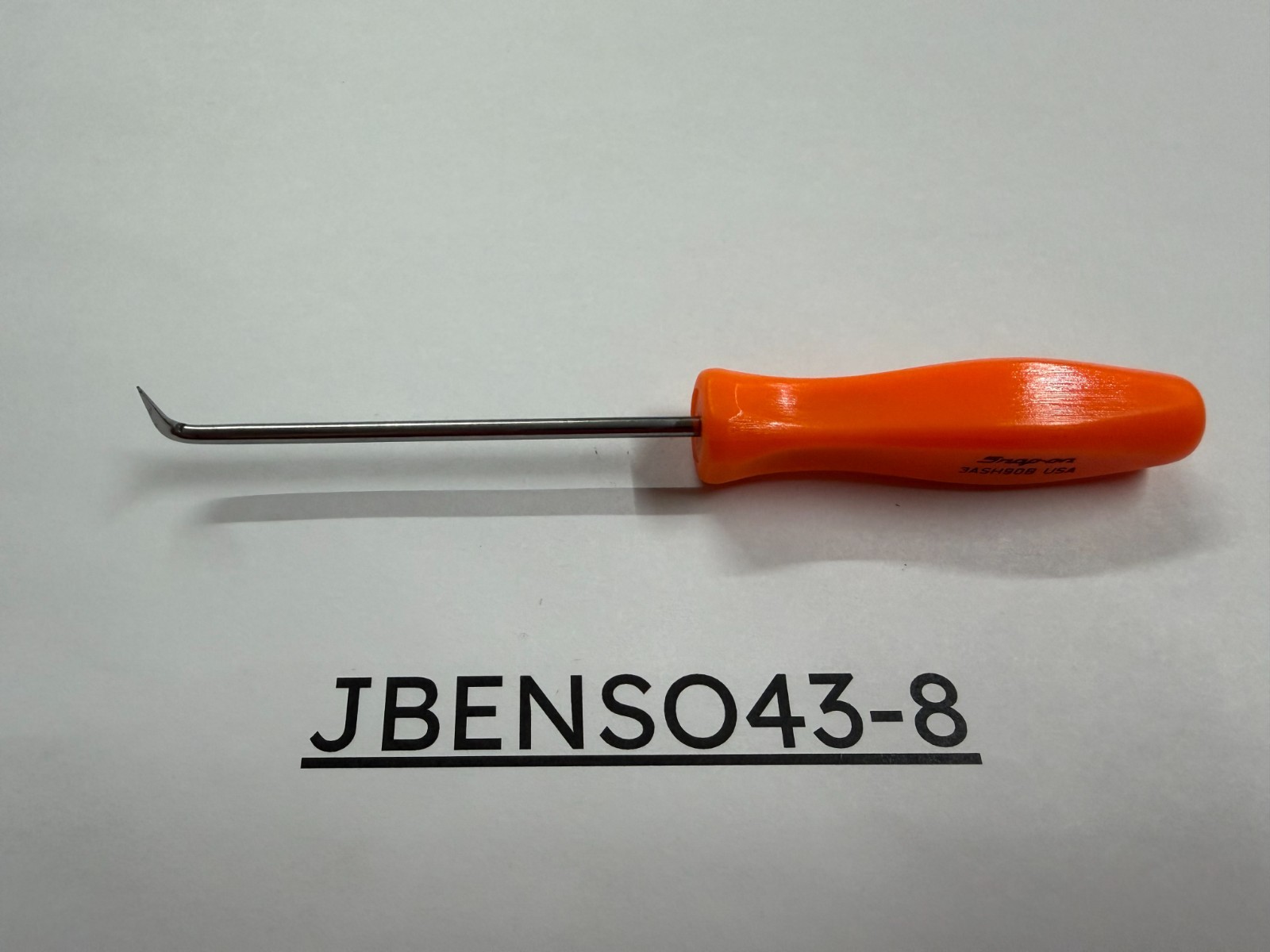 Snap-on Tools USA NEW ORANGE 6″ Mini Hard Grip Short 90° Tip Pick 3ASH90BO